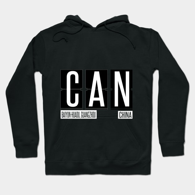 CAN - Guangzhou Airport Code Souvenir or Gift Shirt Apparel Hoodie by HopeandHobby